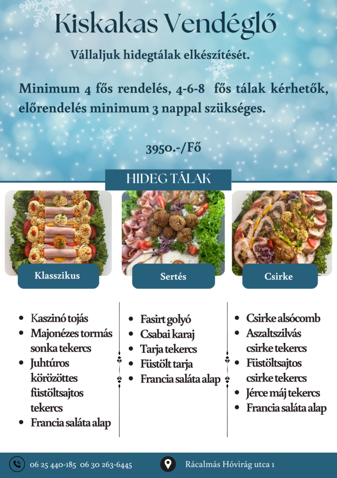 Étlap első oldal